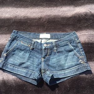 Abercrombie & Fitch short shorts.